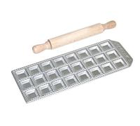 Imperia Raviolamp Molde 24Pcs Ravioles Clásicos Aluminio Estampado Acero