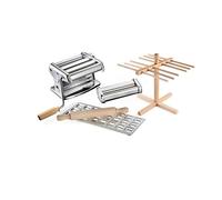 Imperia Titania La Tua Pasta. Caja de regalo. Máquina para pasta con accesorios. Made in Italy. Kit con máquina para pasta fresca, molde para ravioles, cortador de masa regulable SIMPLEX, secador.