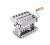 Imperia Titania. Máquina para hacer pasta. Made in Italy. Máquina para pasta fresca de acero. Laminadora manual con manivela. Crea una hoja para lasaña, tagliolini, fettuccine.