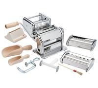 Imperia World of Flavours Pasta Factory Máquina de Pasta Fresca, Set Completo con Cepillo, Rodillo, Herramientas y Cucharas