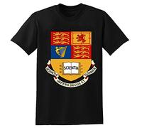 Imperial College London Men's T-Shirt Unisex Black Cotton Print tee Shirts XXL