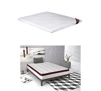 Imperial Confort Topper viscoelástico 5 cm de grosor + Colchón Viscoelástico Helsinki de 25 cm de altura - 105 x 180