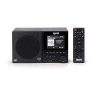 Imperial DABMAN 120BK Radio FM DAB+ con Bluetooth 5.3, carcasa de madera, pantalla TFT a color de 3,5 pulgadas, reproductor USB y función de carga, sistema de alerta ASA, memoria de 30 emisoras