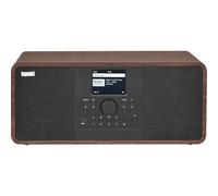 Imperial DABMAN i205 CD - Radio por internet (DAB+, sonido estéreo, FM, reproductor de CD, WLAN, LAN, Bluetooth, servicios de streaming (Spotify, Napster, etc.) Incluye fuente de alimentación), marrón