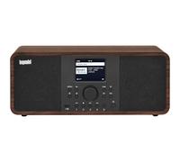 Imperial DABMAN i205 - Radio por Internet/Dab+ (2 × 15 W, Servicios de Streaming, Bluetooth, Radio Web, Radio FM, Pantalla a Color, Control de aplicación, Despertador), Aspecto de Madera