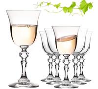 IMPERIAL Elegantes juego de copas de vino blanco de 150ml Serie 'Vintage', 6 unidades, copas de cristal Crystalline, aptas para lavavajillas