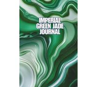 Imperial Green Jade Journal: Elegant deep green jade texture cover for premium journaling and note-taking