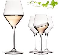 Imperial - Juego de 4 copas de vino blanco (370 ml, aptas para lavavajillas)