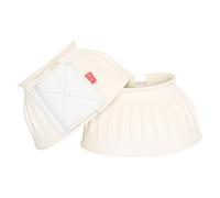 Imperial Riding Bells Campanas para Cascos, Botas de Goma Resistentes, Cierre de Seguro, absorción de Golpes e Impermeable, Entrenamiento y Paseo, diseño clásico y protección fiable, Blanco, XL