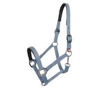 Imperial Riding Cabestro clásico deportivo de nailon resistente, acolchado suave con neopreno, ajustable, con mosquetón y accesorios de lujo de oro rosa/oro, cómodo cabestro para caballo, piedra lunar