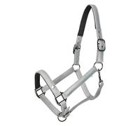 Imperial Riding Cabestro IRH Rebel - Poliéster Satinado Brillante, Base de Nailon Resistente, herrajes de Metal Negro y Detalle de Moneda de Logotipo, Elegante Cabestro Premium para establo y Sauce