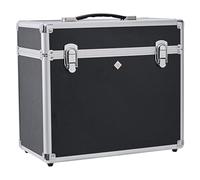 Imperial Riding Caja de Limpieza IRH Basic Slim Line, Caja de Aseo Estrecha con Bolsillo Interior elástico y diseño Ligero, Color Negro, Talla 1