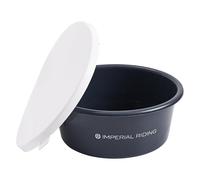 Imperial Riding Comedero IRH Basic con Tapa de plástico Apto para Alimentos, 2 l, Azul Marino, 1 tamaño