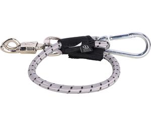 Imperial Riding Cuerda para Remolque "IRHElastic", 60 cm - Silver-black-silver Imperial Riding