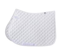 Imperial Riding IRH Basic VS - Manopla versátil de Sarga de poliéster con Doble Cierre de Correa y Billetstrap, Color Blanco