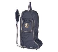 Imperial Riding IRH - Bolsa Acolchada para Botas de equitación, con Correa para el Hombro y Compartimento Frontal, Almacenamiento Protector para Transporte de Torneo establo y equitación, Color Azul