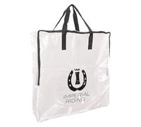 Imperial Riding, IRH - Bolsa de Almacenamiento Impermeable para Mantas de Caballo, Resistente al Agua, con Cremallera, Color Blanco
