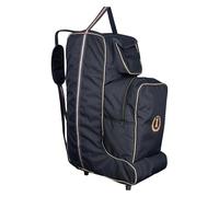 Imperial Riding IRH - Bolsa para botas y casco de equitación, impermeable, 2 en 1, de poliéster 600D, casco protector y bolsillo para botas con compartimento para accesorios, transporte ecuestre, azul