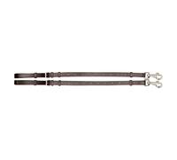 Imperial Riding IRH Core - Sujetacables de Piel Ajustable, Color marrón