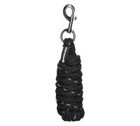 Imperial Riding IRH Deluxe - Cuerda de Nailon con Hilo Lurex, mosquetón, Color Negro