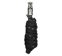 Imperial Riding IRH Deluxe - Cuerda de pánico con Hilo de Lurex (Nailon Revestido), Color Negro
