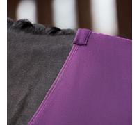 Imperial Riding IRH F&amental - Manta de Forro Polar, Transpirable y Ligera, Material de Forro Polar, Correas Cruzadas y Cierre en el Pecho, cómoda Manta para Caballos, Color Negro, 125