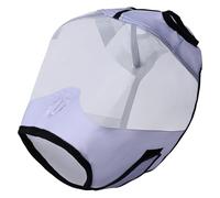 Imperial Riding IRH Fly Shield - Máscara antimoscas con Malla UV y Borde de Forro Polar, Lluvia Azul sin Orejas, Completa