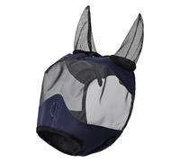 Imperial Riding IRH Fly Shield - Máscara antimoscas con Malla UV y Forro Polar, Color Azul Marino con Orejas