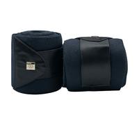 Imperial Riding IRH Lovely - Juego de 4 Vendas de Forro Polar Suave, Transpirable y Estable, Cierre de, Acentos de Metal, Vendas para Caballos Entrenamiento y Uso Diario, Talla 1