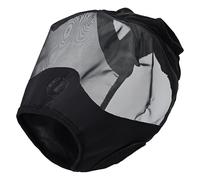 Imperial Riding IRH - Máscara antimoscas con Malla UV y Forro Polar, Color Negro sin Orejas