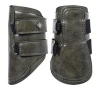 Imperial Riding IRH Rebel - Polainas Protectoras de Poliuretano con Cierre de, Ideal para Entrenamiento y Uso Diario, Color Verde Oliva