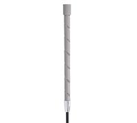 Imperial Riding IRH Regal Shine - Fusta de Doma con Barra de Carbono Ligera, Mango de Piel con Cristales, Arena Gris, 120 cm