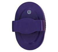 Imperial Riding IRH Soft - Barra de Resorte con Mango Grande, Barra de plástico Flexible con Mango ergonómico Suave, Limpieza eficaz del Pelaje para el Cuidado Diario de los Caballos, Color Morado