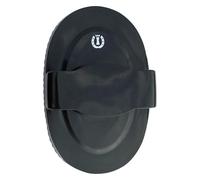 Imperial Riding IRH Soft - Barra de Resorte con Mango Grande, Barra de plástico Flexible con Mango ergonómico Suave, Limpieza eficaz del Pelaje para el Cuidado Diario de los Caballos, Color Negro