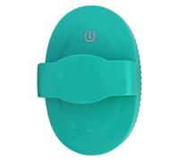 Imperial Riding IRH Soft - Barra de resorte con mango grande, barra de plástico flexible con mango ergonómico suave, limpieza eficaz del pelaje para el cuidado diario de los caballos, jade