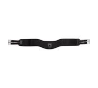 Imperial Riding IRHBasic - Cinturón anatómico con Acolchado de Neopreno y Anilla en D, 85 cm, Color Negro
