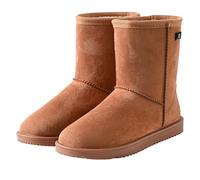 Imperial Riding IRHFreezy e IRHFrosty - Botas de establo impermeables con forro cálido de piel sintética, botas de invierno para establo y al aire libre, marrón, 37 EU