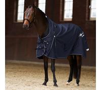 Imperial Riding Manta IRH Super-Proof 300 g, Nailon Ripstop 1200D, Impermeable y Transpirable, Cuello y Relleno de 300 g, Resistente Manta de Invierno Caballos, Azul Marino, 115