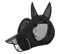 Imperial Riding Máscara antimosca con Protector Nasal, Color Negro
