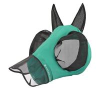Imperial Riding Máscara antimoscas Trail Ride con Protector Nasal, Color Turquesa