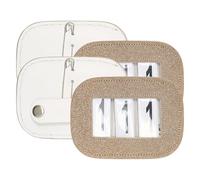 Imperial Riding Números de torneos IRH Glitter Square, Soporte Cuadrado con Purpurina, 3 dígitos, Juego de 2 Unidades, Dorado, 1 tamaño