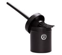 Imperial Riding Pincel para Aceite de pezuñas IRH con Recipiente, práctico Pincel para Aceite de pezuñas con Lata integrada, Cepillo para el Cuidado de pezuñas a Prueba de Fugas para una aplicación