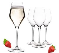 Imperial Serie Roma - Juego de 4 copas de champán (170 ml, aptas para lavavajillas)