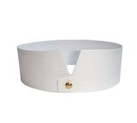 Imperial Starched Stiff collar de camisa desmontable (solo collar) - Blanco - 17