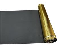 IMPERIAL STUDIOS Base de goma EVA WorkPro de 3 mm Super Gold de 10 m2 para suelos de madera/laminados, membrana a prueba de humedad de lámina dorada, rollo de espuma de aislamiento térmico y acústico