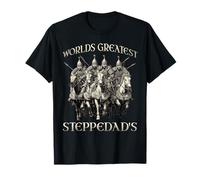 Imperio Mongol Humor Motivo Jinete de la estepa Nómada de la Camiseta