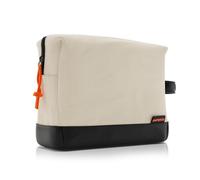 Imperio Neceser Mujer para Hombres, Mujeres Y Niños - Neceser Maquillaje de Diseño Elegante en Lona Premium y Cuero Vegano - Neceser Impermeable con 5 litros de Espacio (Arena)