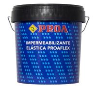 Impermeabilizante elástica pisable. Teja. 4 L. Pintura pisable e impermeabilizante para terrazas.Antigoteras. PROAFLEX.