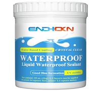 Impermeabilizante Transparente, Endhokn 1KG Hidrofugante Invisible, Sellador Fugas Agua, Waterproof Anti-Leakage, Sellador Impermeable Transparente Revestimiento Adhesivo para Interiores y Exteriores