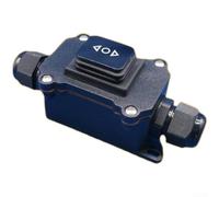 Impermeable 30A 250V Interruptor de barco con 6 pines, 3 posiciones Bilateral Self Resetting Rocker IP67 para sistemas eléctricos marinos (B)
